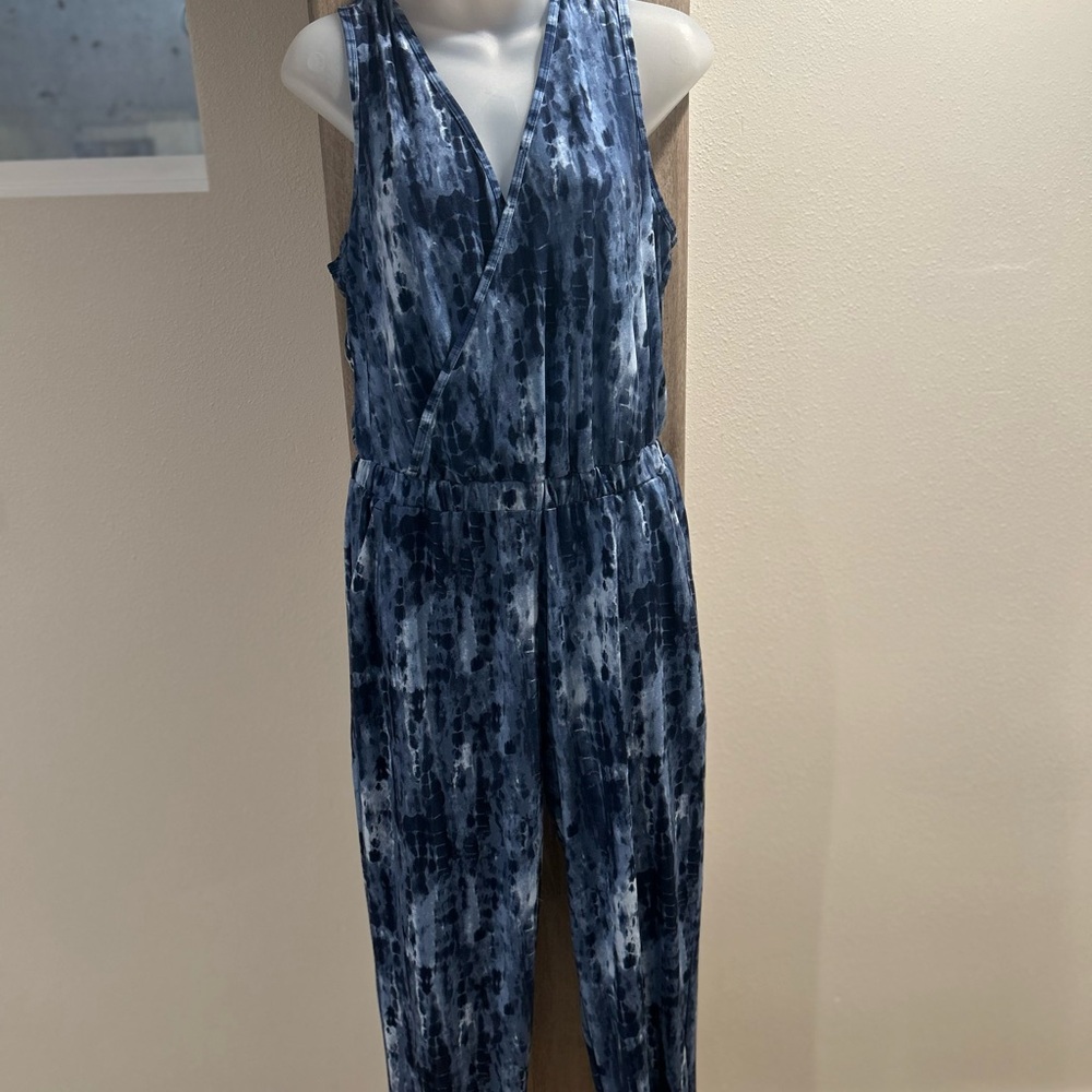 Old Navy Active Blue Athletic One Piece Jumper - Medium